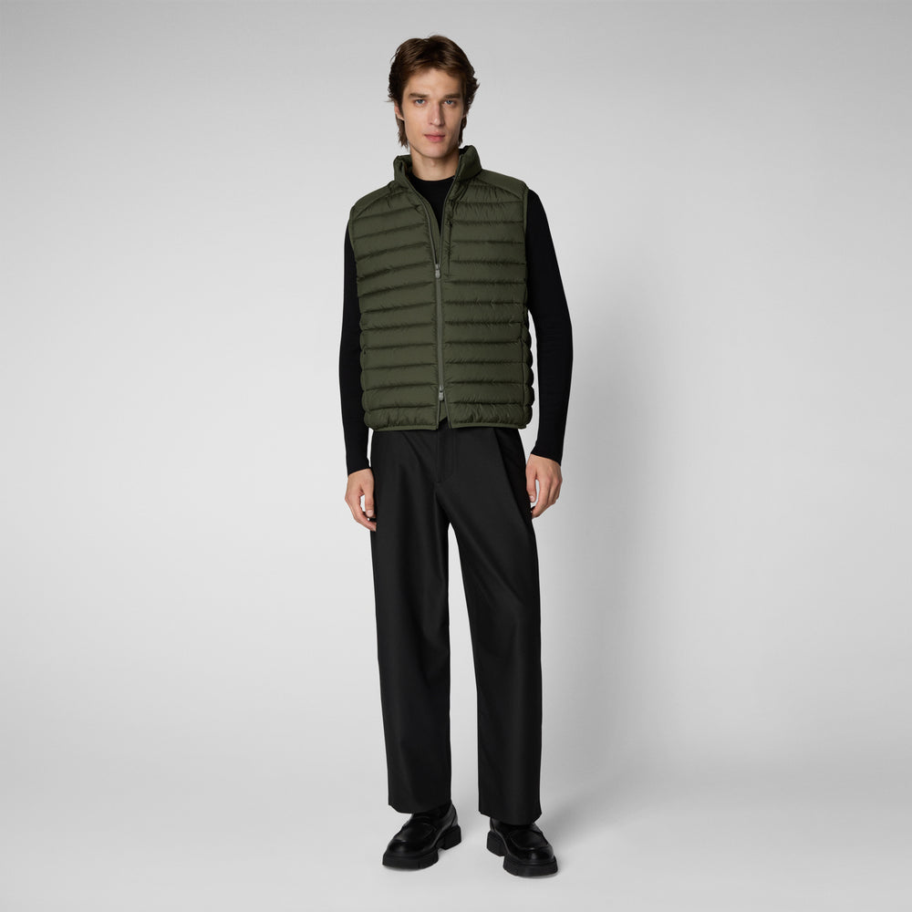 Save the duck GILET UOMO RHUS DUSTY OLIVE Promozione Limitata