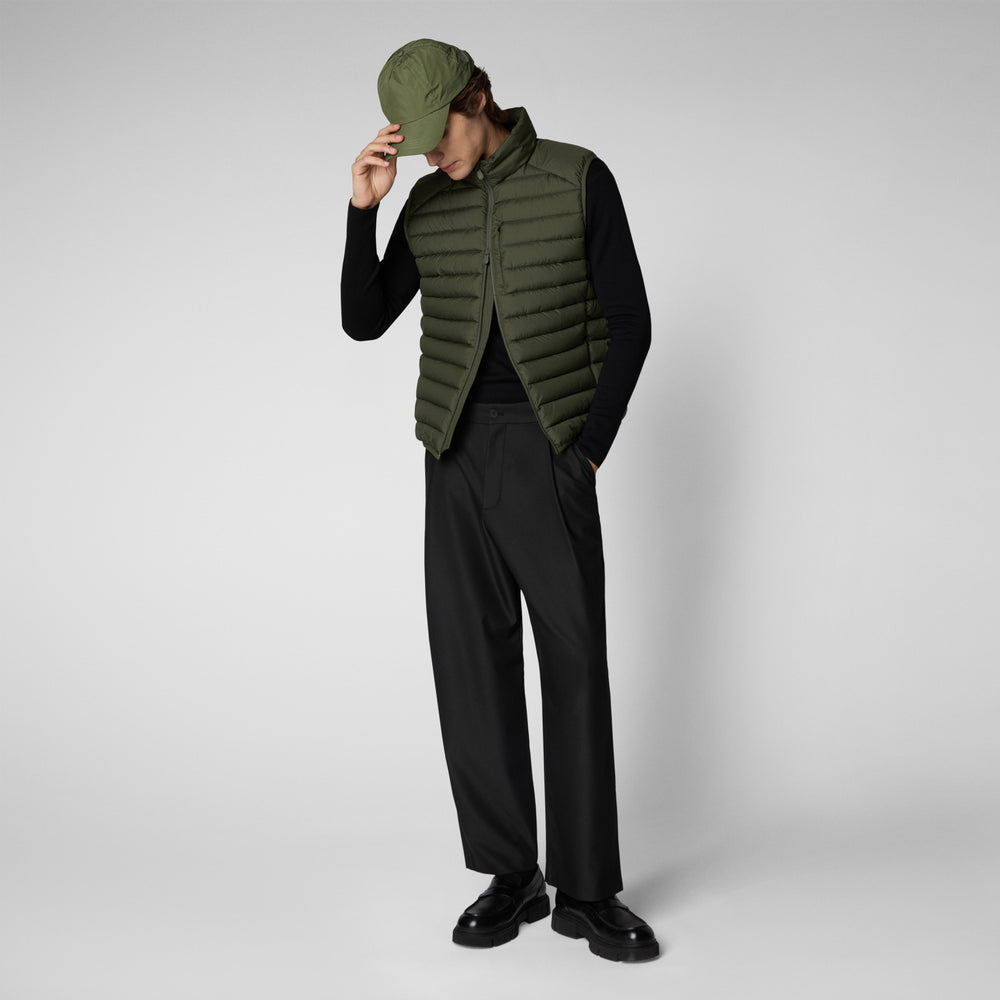 Save the duck GILET UOMO RHUS DUSTY OLIVE Promozione Limitata