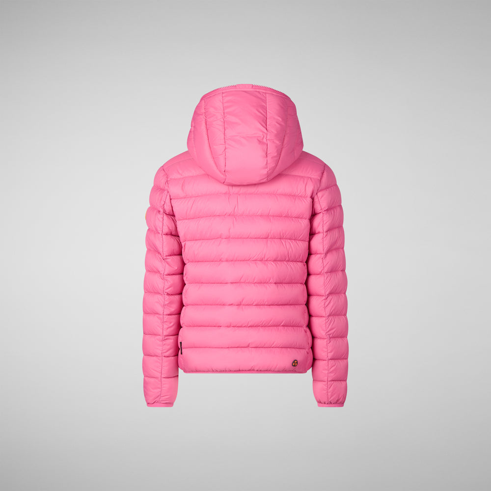Save the duck PIUMINO ANIMAL FREE BAMBINA LECI GEM PINK Presa
