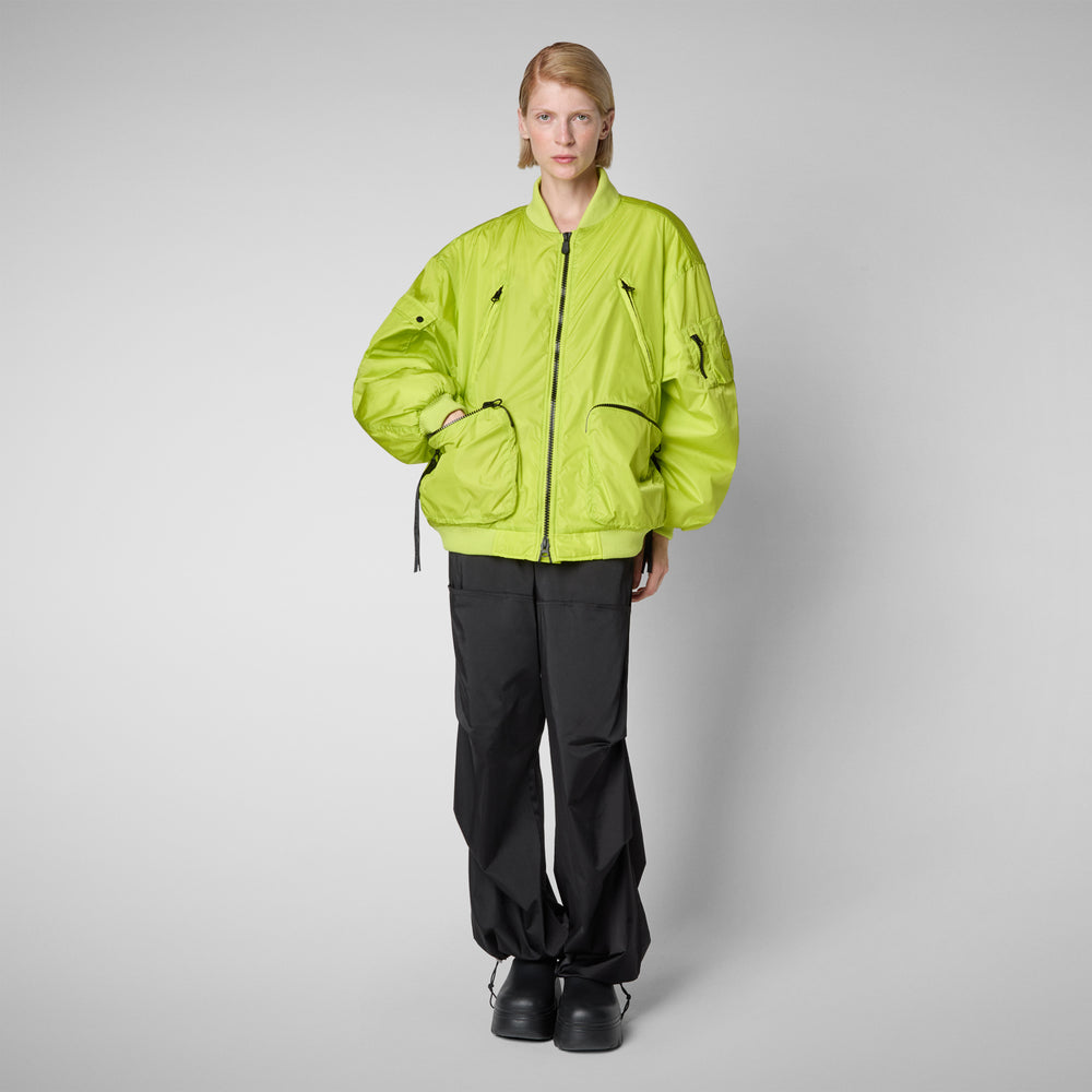 Save the duck Giacca bomber unisex Usher in verde lime In Saldo