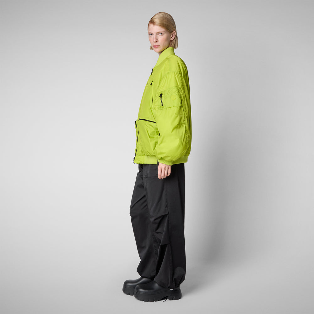 Save the duck Giacca bomber unisex Usher in verde lime In Saldo