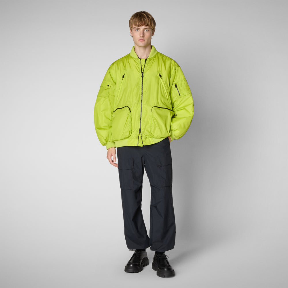 Save the duck Giacca bomber unisex Usher in verde lime In Saldo