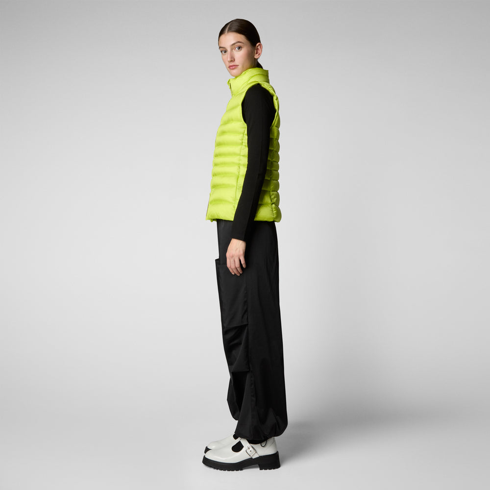 Save the duck GILET DONNA LYNN VERDE LIME Nuova