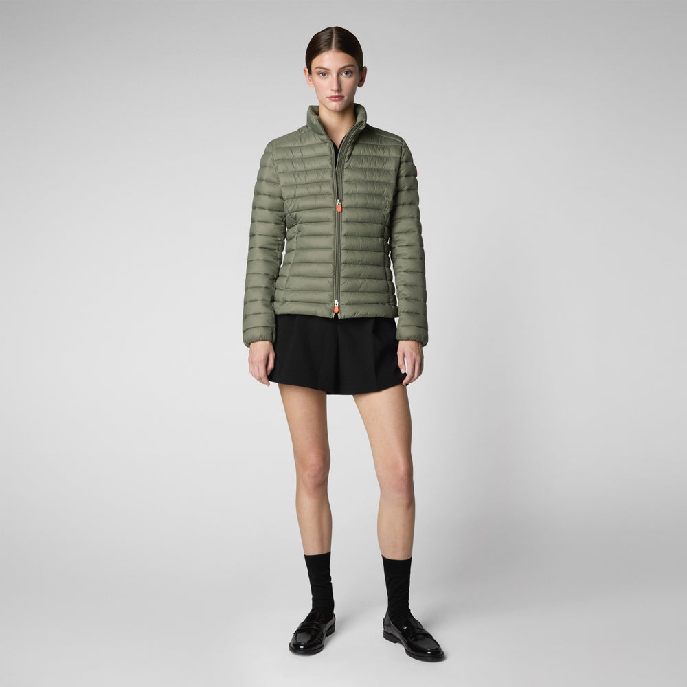 Save the duck GIACCA DONNA CARLY SWAMP GREEN In Linea