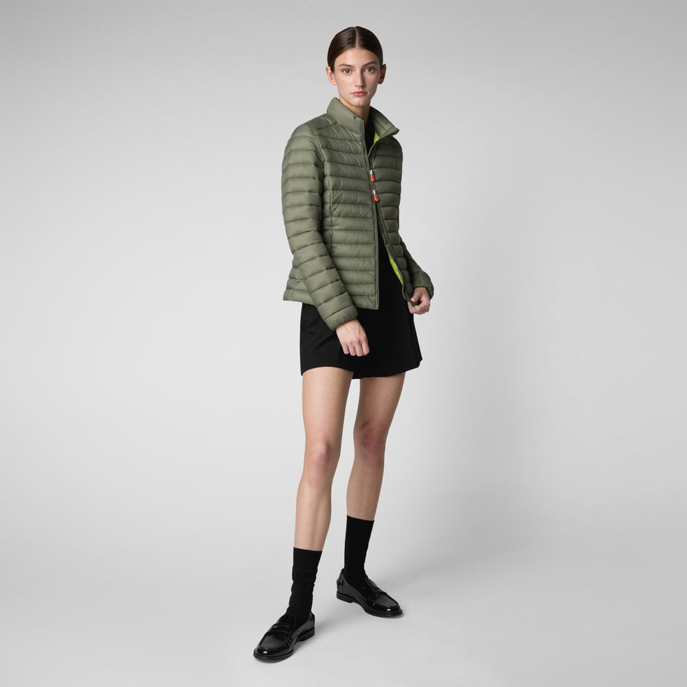 Save the duck GIACCA DONNA CARLY SWAMP GREEN In Linea