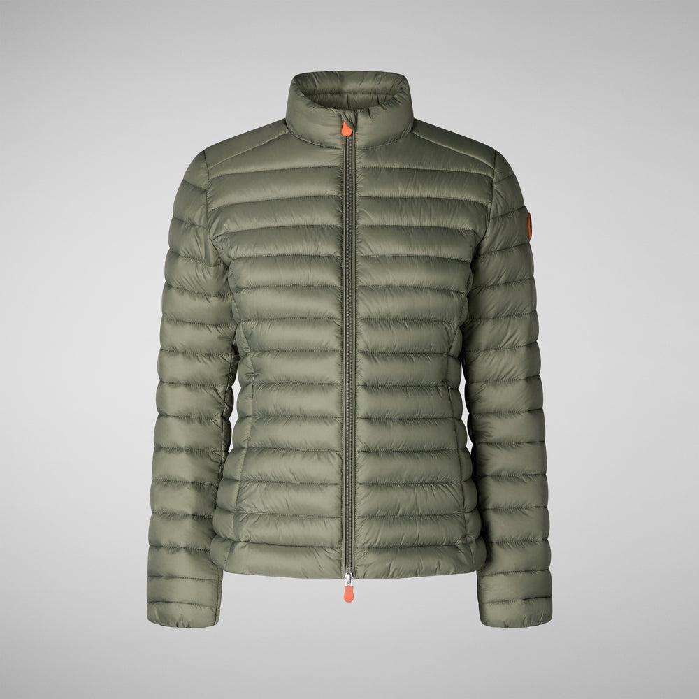 Save the duck GIACCA DONNA CARLY SWAMP GREEN In Linea
