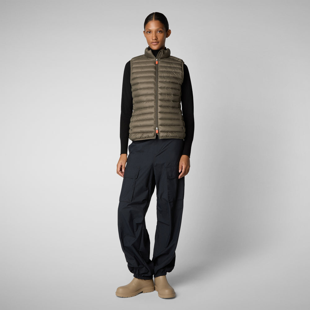 Save the duck GILET DONNA CHARLOTTE GRIGIO FANGO Vendita