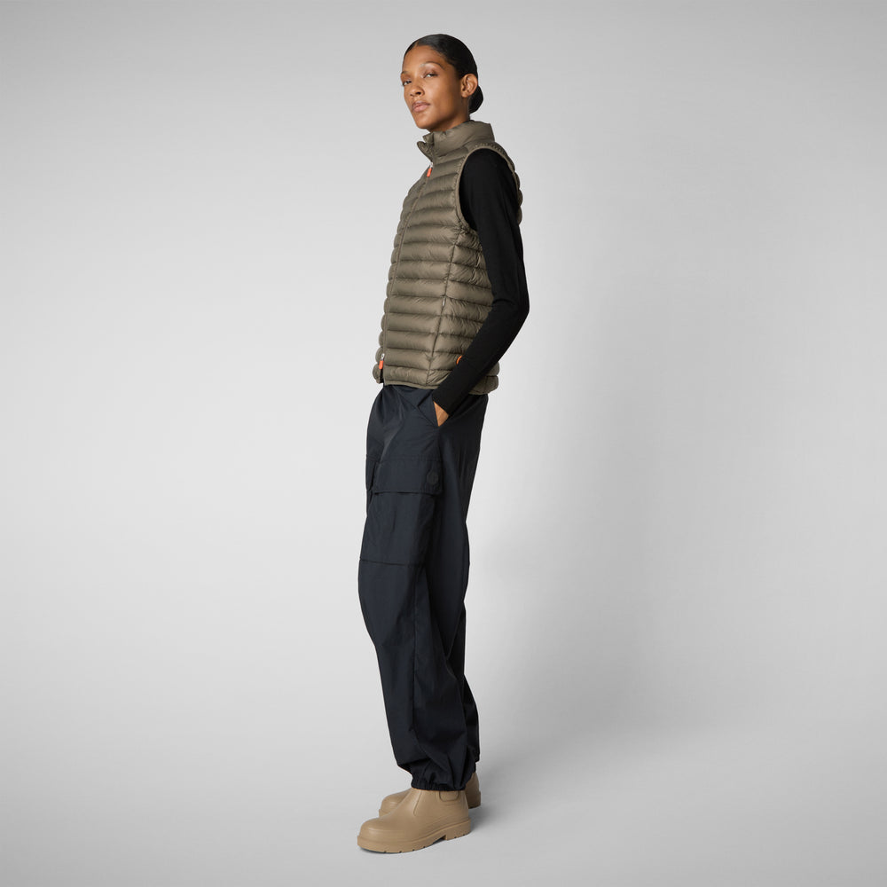 Save the duck GILET DONNA CHARLOTTE GRIGIO FANGO Vendita