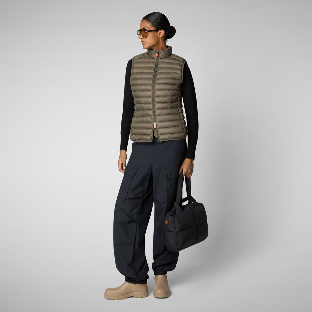 Save the duck GILET DONNA CHARLOTTE GRIGIO FANGO Vendita
