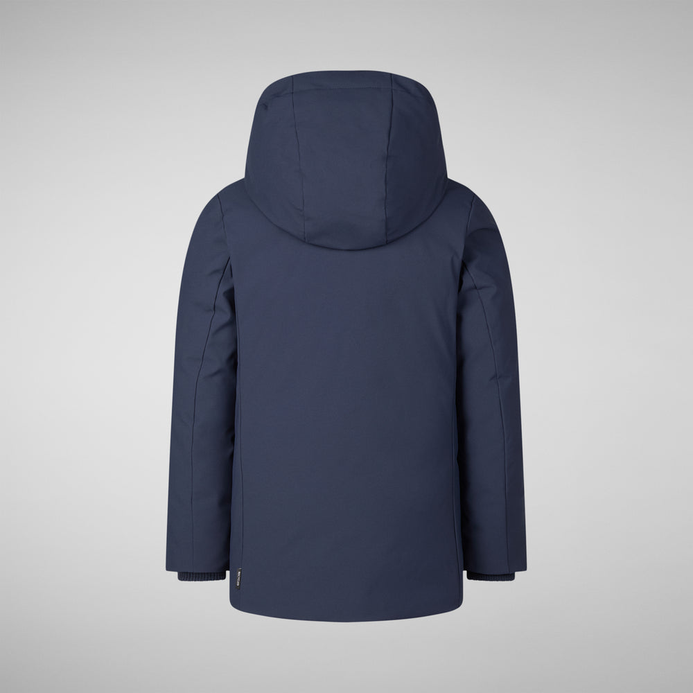Save the duck PARKA CON CAPPUCCIO THEO BLU NAVY Affare Del Giorno