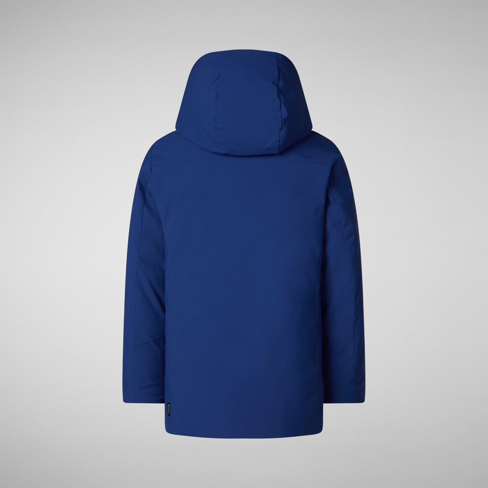 Save the duck PARKA CON CAPPUCCIO BAMBINO ALBI ECLIPSE BLU Novità