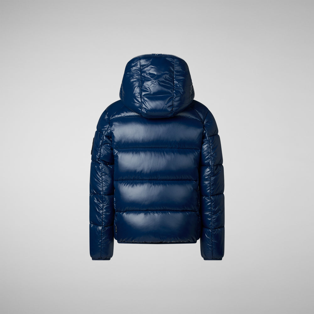 Save the duck PIUMINO ANIMAL FREE BAMBINO ARTIE BLU INCHIOSTRO Presa