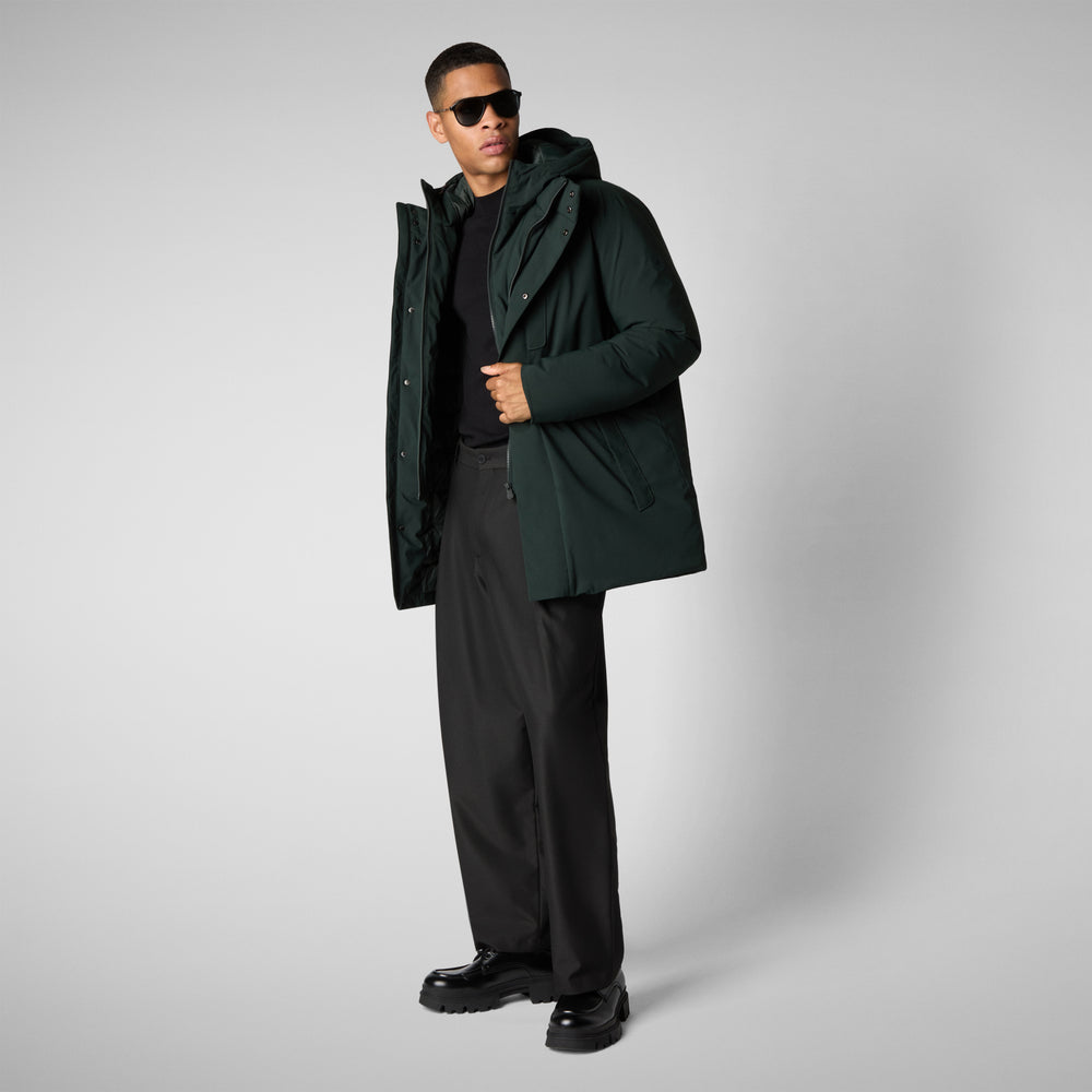 Save the duck PARKA UOMO SESLE VERDE NERO Offerta