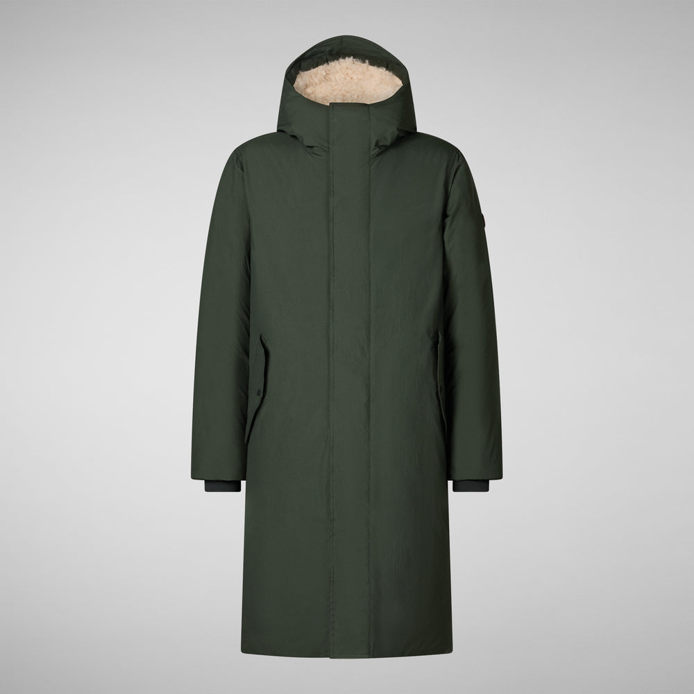 Save the duck PARKA UOMO KILLIAN IN LAND GREEN Economico