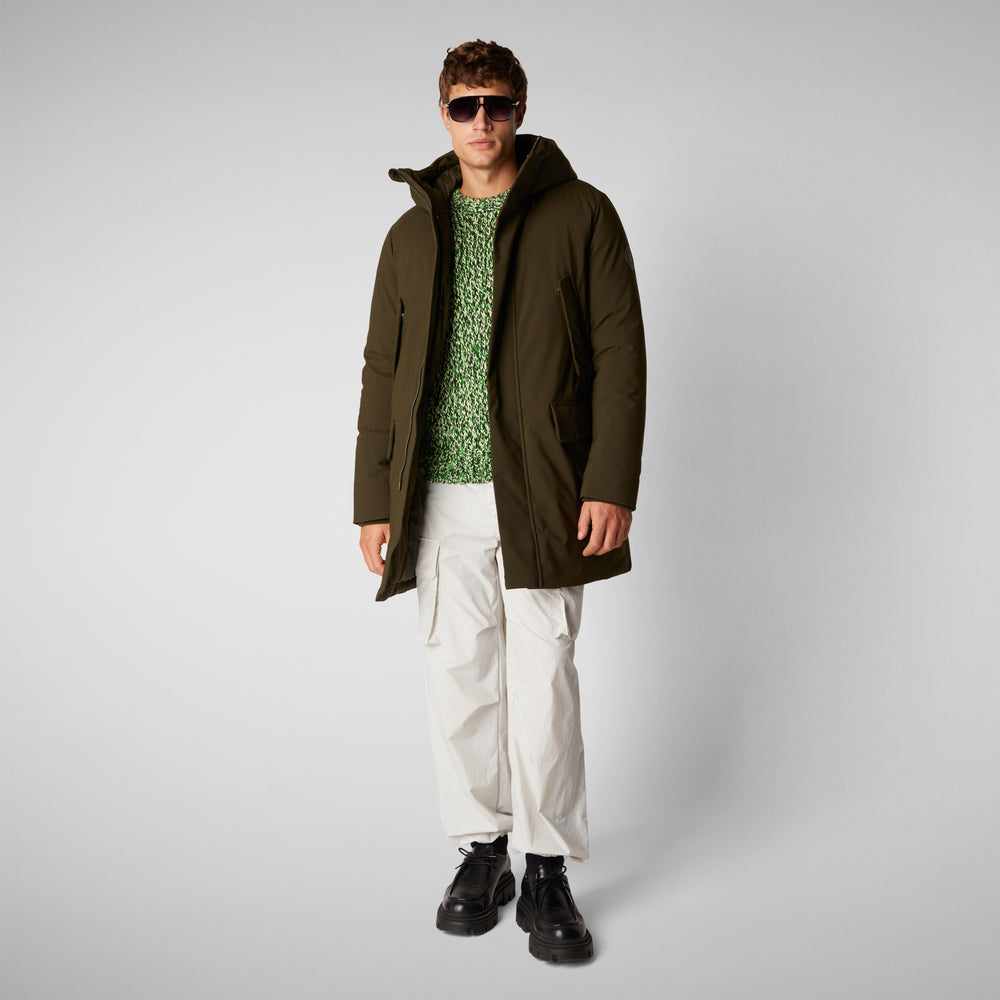 Save the duck PARKA UOMO WILSON IN LAND GREEN Online
