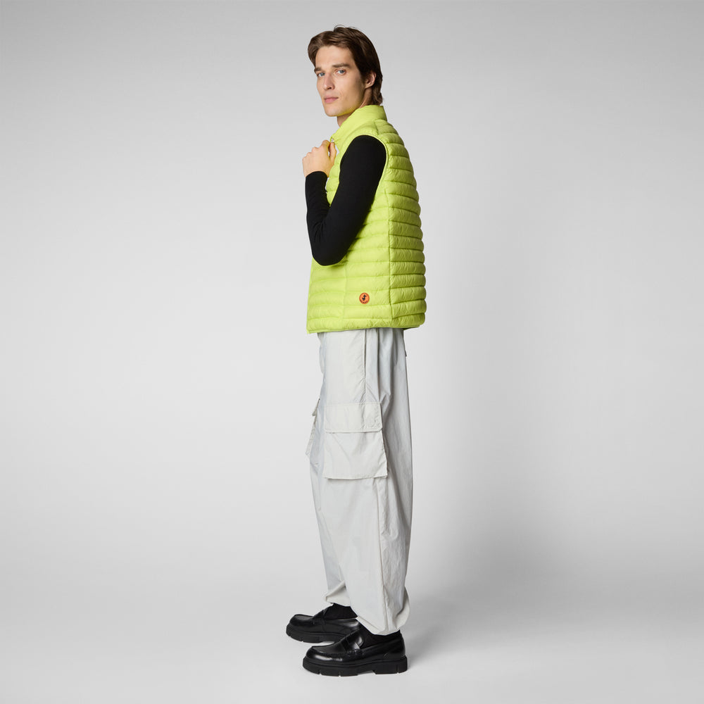 Save the duck GILET UOMO ADAM IN LICHEN GREEN In Vendita