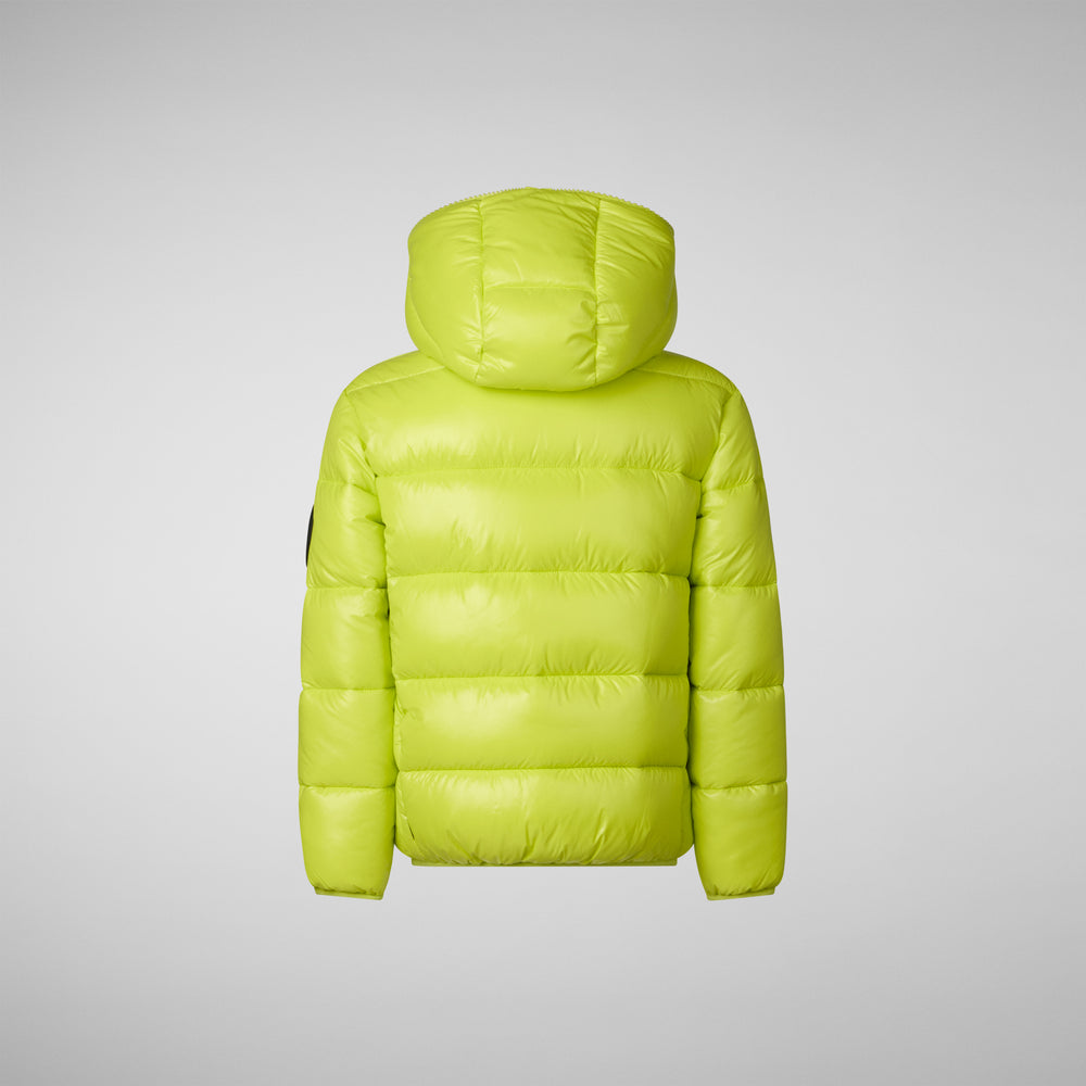 Save the duck PIUMINO ANIMAL FREE BAMBINA KATE VERDE LIME Saldi Di Fabbrica