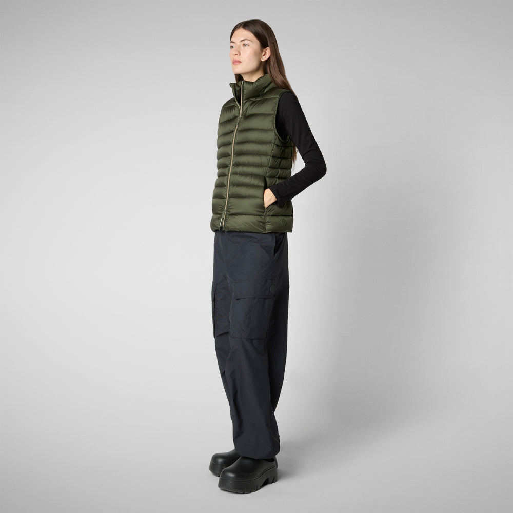 Save the duck GILET DONNA LYNN VERDE BOSCO Italia