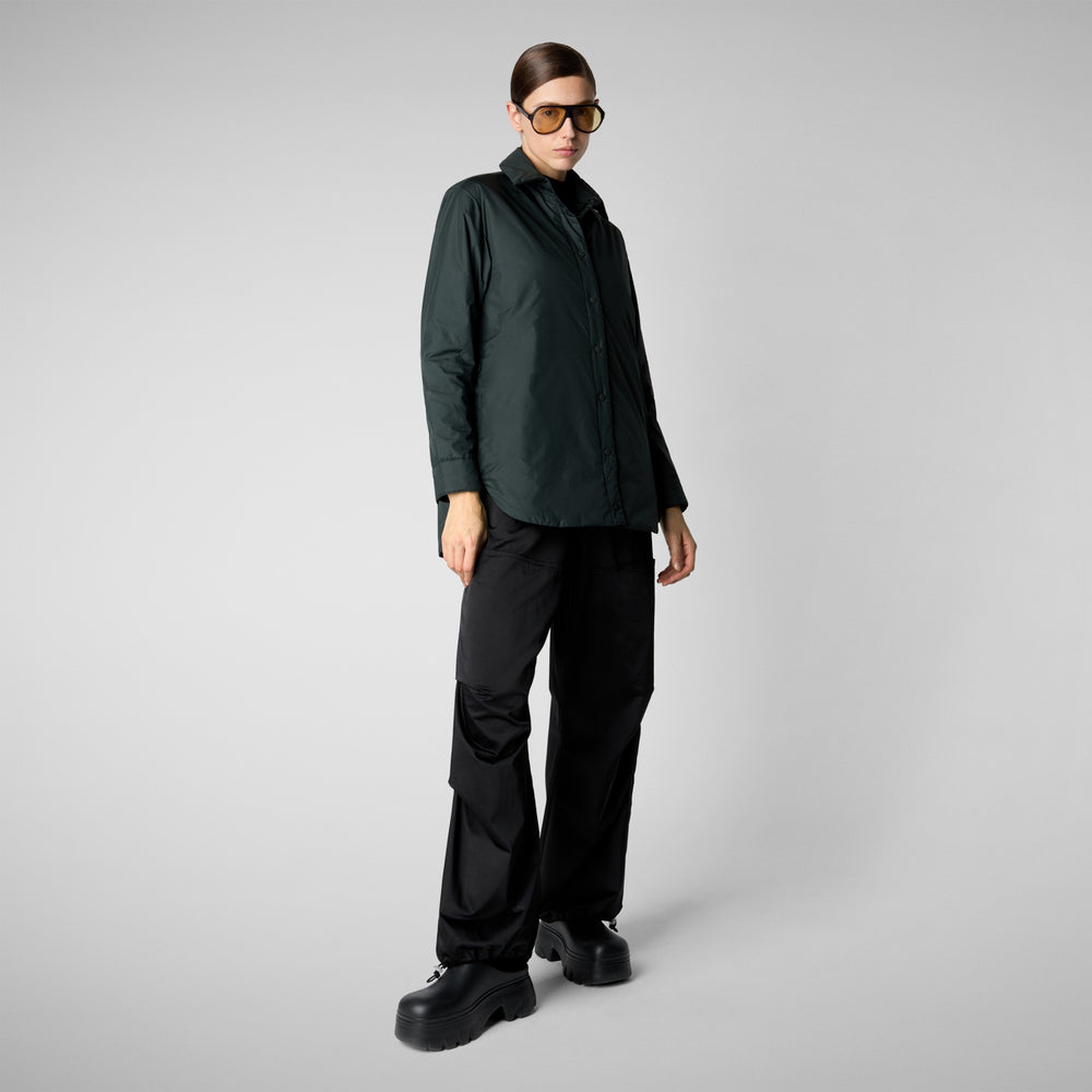 Save the duck GIACCA DONNA AMARILLIS VERDE NERO Vendita