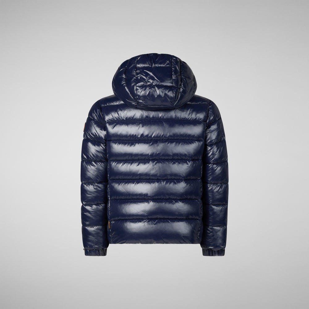 Save the duck PIUMINO ANIMAL FREE BAMBINO NILES BLU NERO Spedizione Gratuita