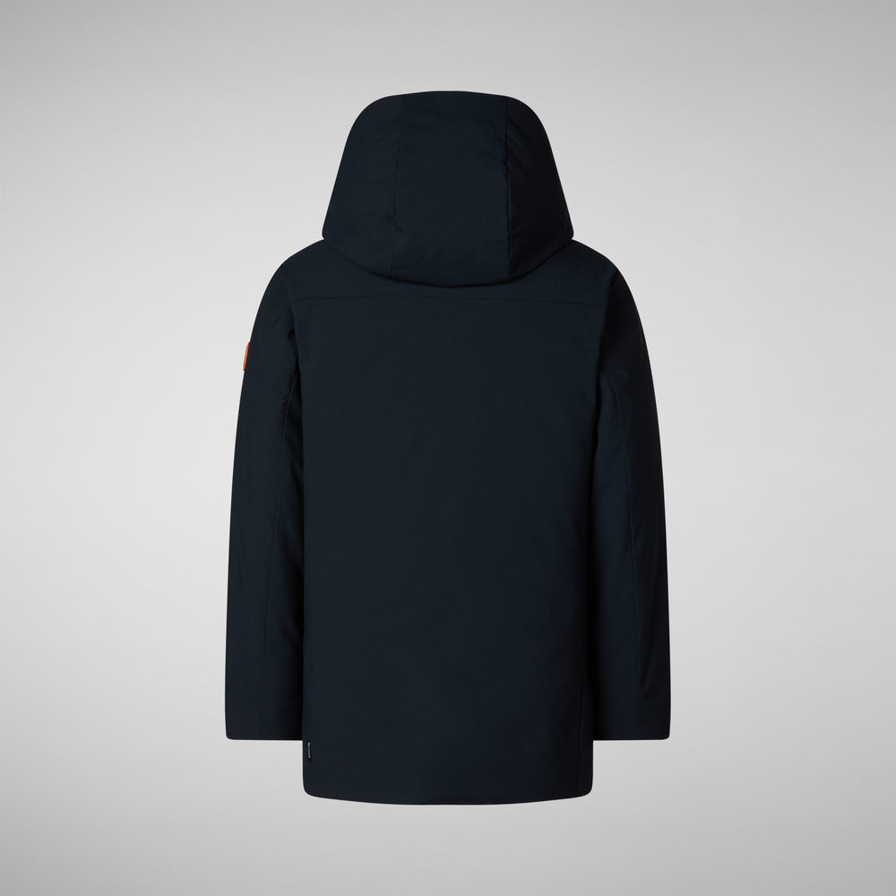 Save the duck PARKA CON CAPPUCCIO BAMBINO ALBI BLU NERO Negozi Online