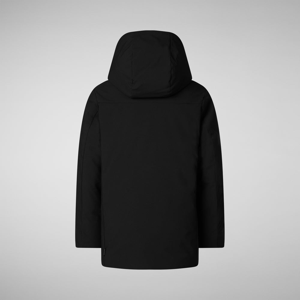 Save the duck PARKA CON CAPPUCCIO BAMBINO ALBI NERO Acquista Ora