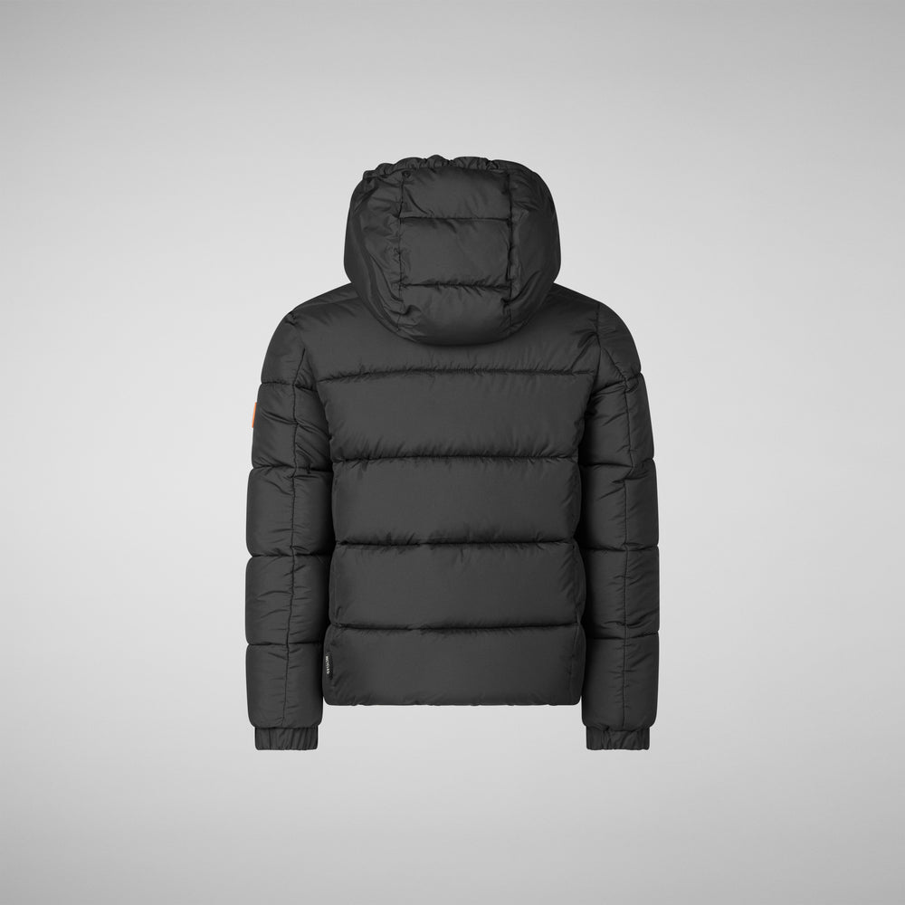 Save the duck PIUMINO ANIMAL FREE BAMBINO FOSTER NERO Prezzo Ridotto