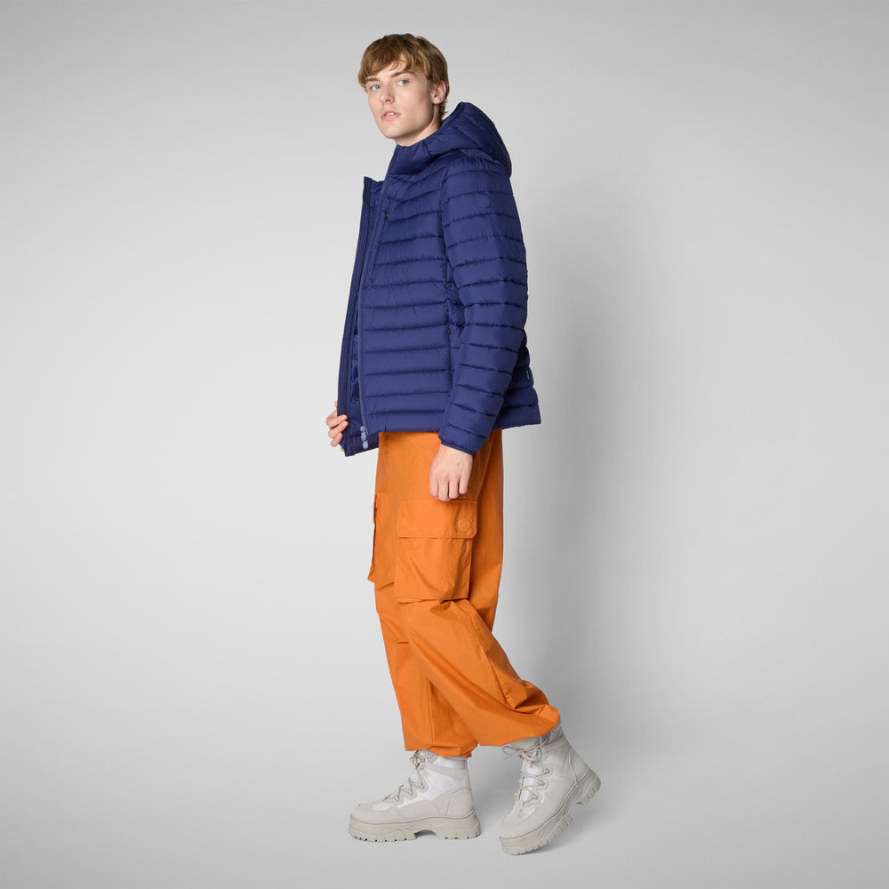 Save the duck PIUMINO UOMO JUNCUS ECLIPSE BLU Presa