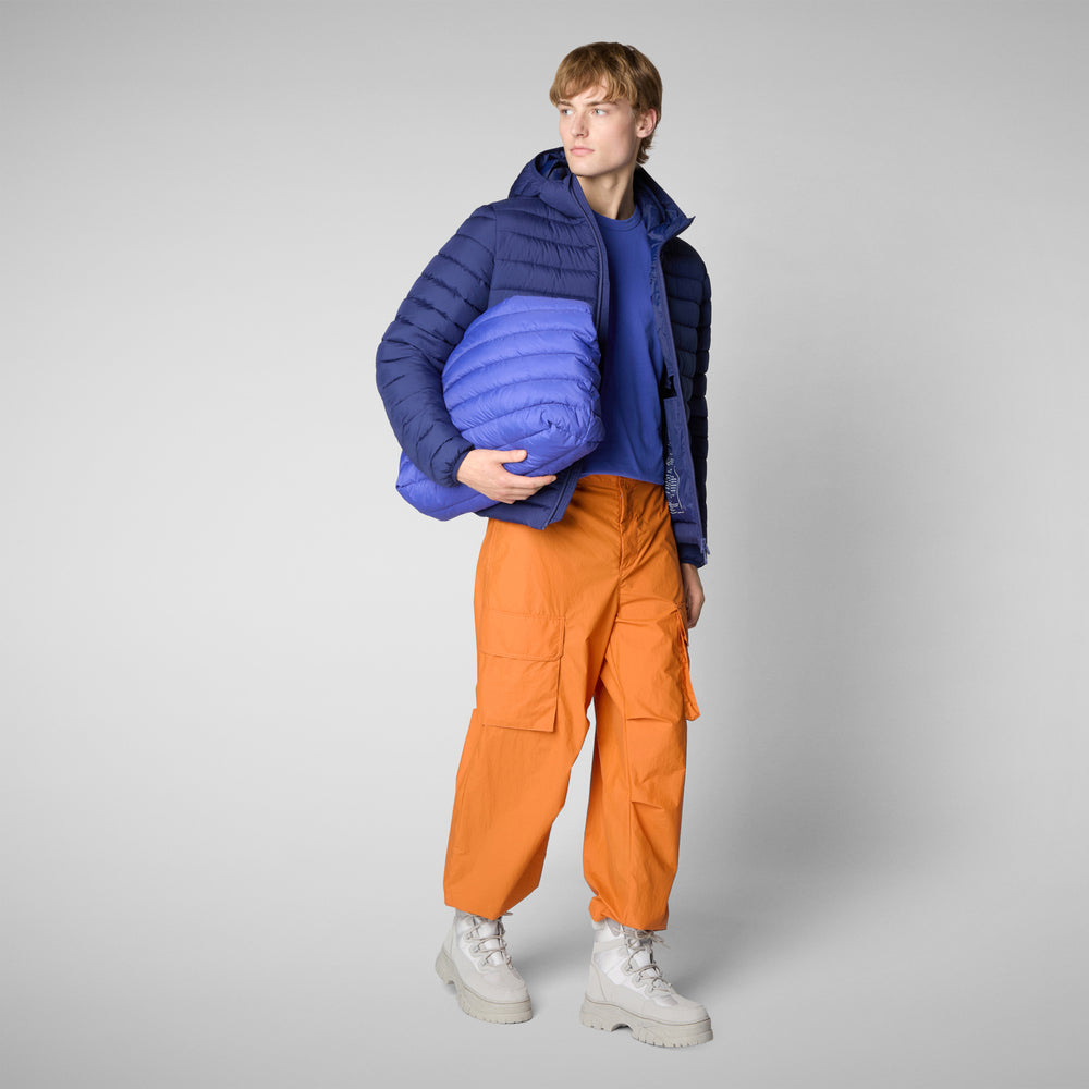 Save the duck PIUMINO UOMO JUNCUS ECLIPSE BLU Presa
