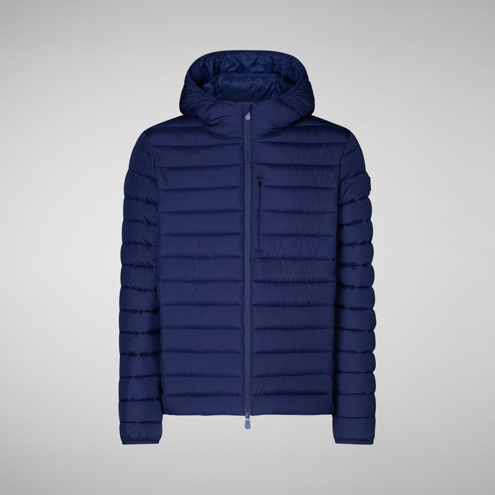 Save the duck PIUMINO UOMO JUNCUS ECLIPSE BLU Presa