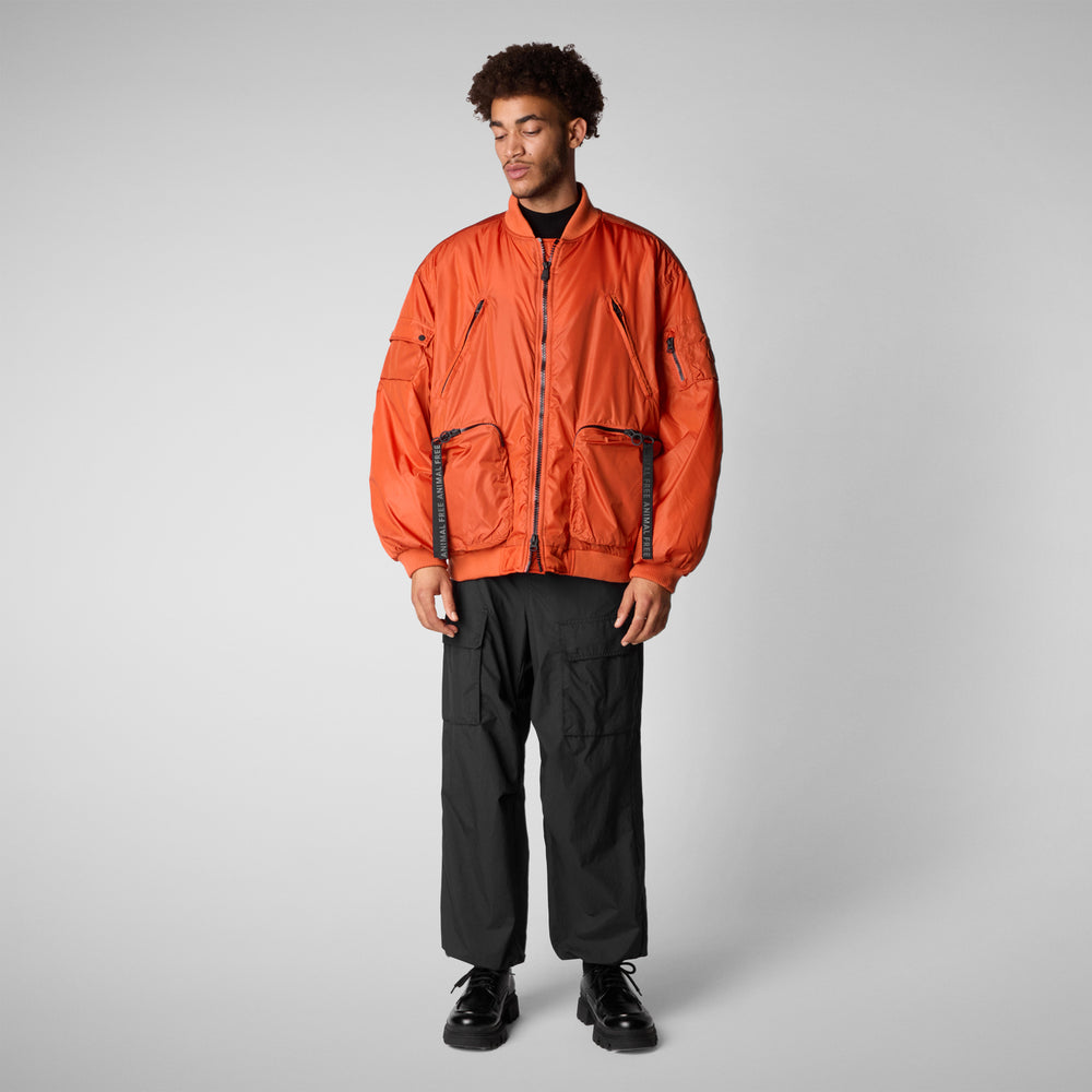 Save the duck Giacca bomber unisex Usher arancione