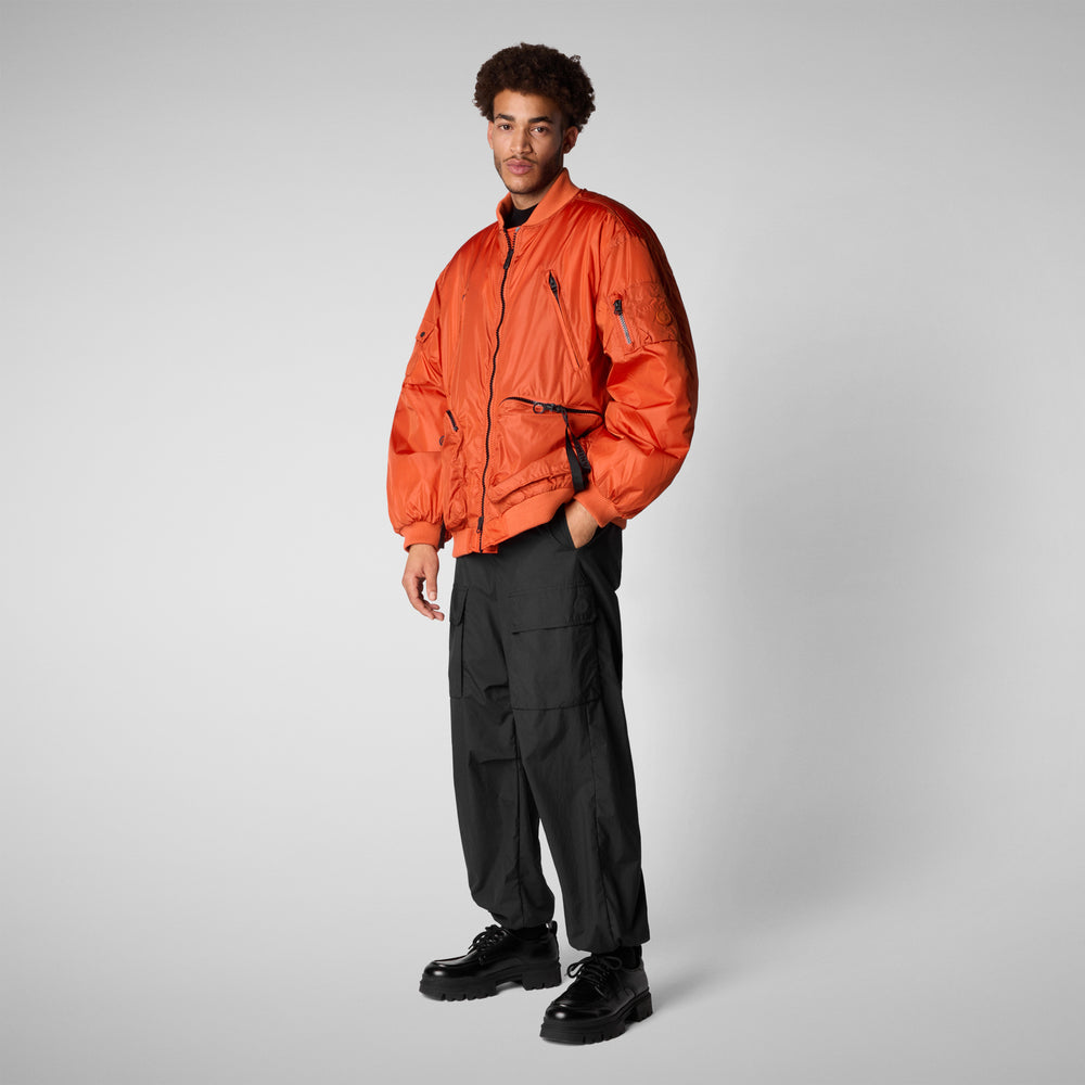 Save the duck Giacca bomber unisex Usher arancione Offerta