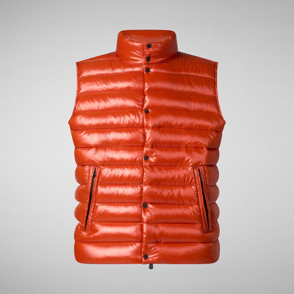 Save the duck GILET UOMO GRIFFIN ARANCIONE Economico