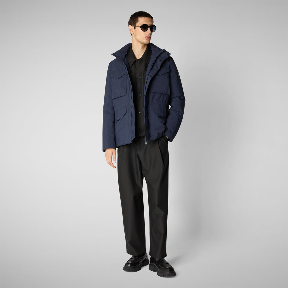 Save the duck PARKA UOMO TRENTON BLU NAVY Saldi