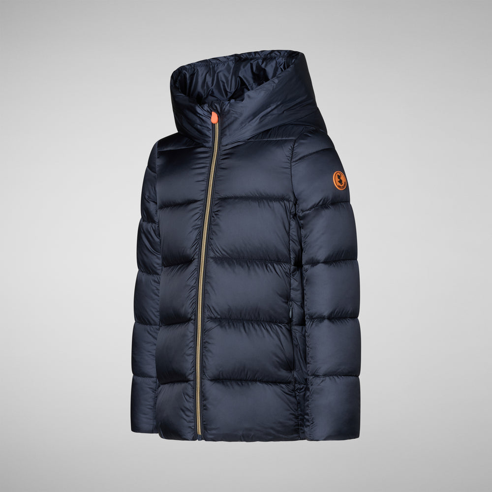 Save the duck PIUMINO ANIMAL FREE BAMBINA GRACIE BLU NERO Vendite Flash
