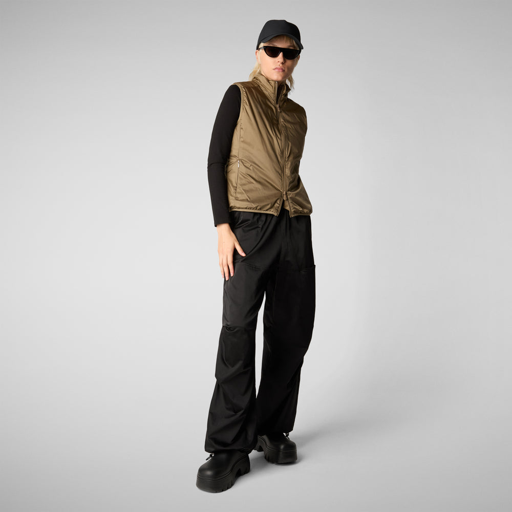Save the duck GILET DONNA EUDY VERDE MUSCHIO Moda