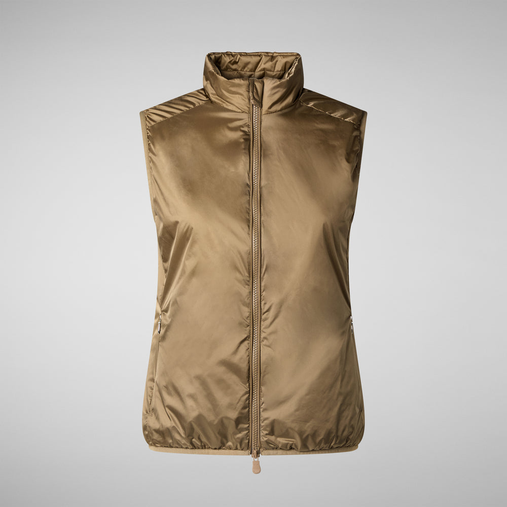 Save the duck GILET DONNA EUDY VERDE MUSCHIO Moda