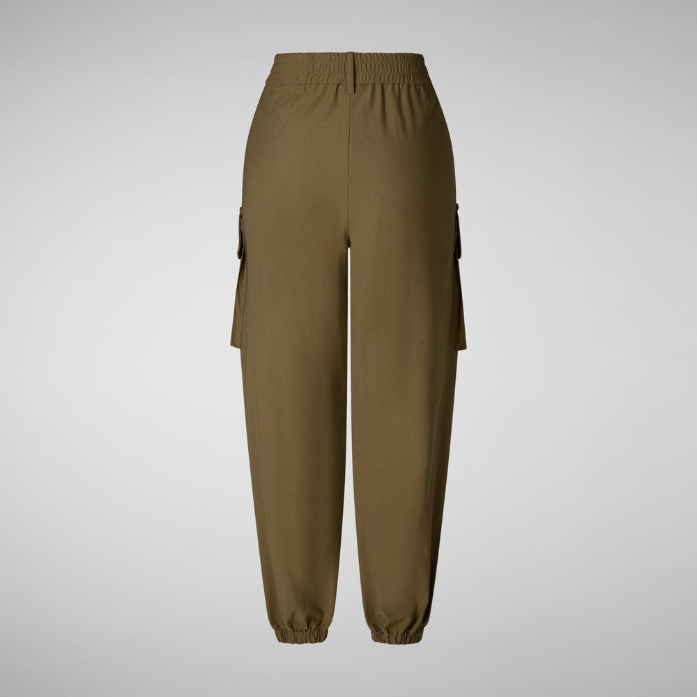 Save the duck PANTALONI CARGO DONNA GOSY VERDE MUSCHIO Italia