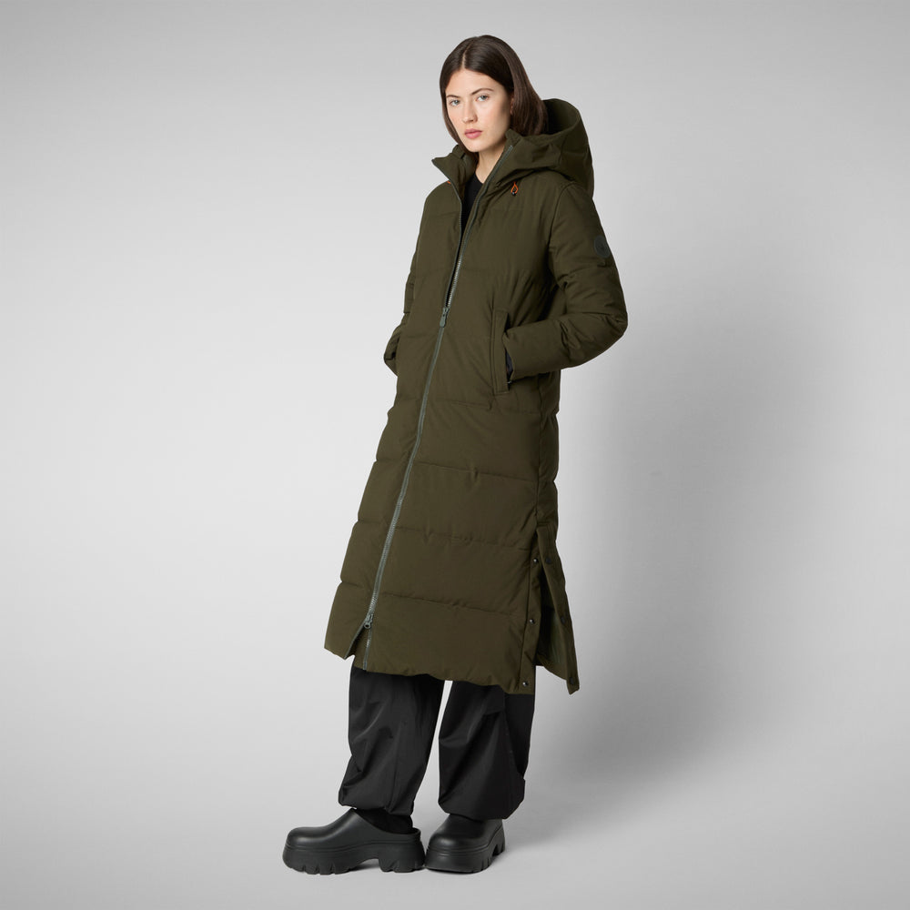 Save the duck PARKA DONNA MISSY VERDE TERRA Qualità
