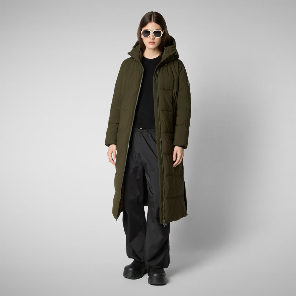 Save the duck PARKA DONNA MISSY VERDE TERRA Qualità