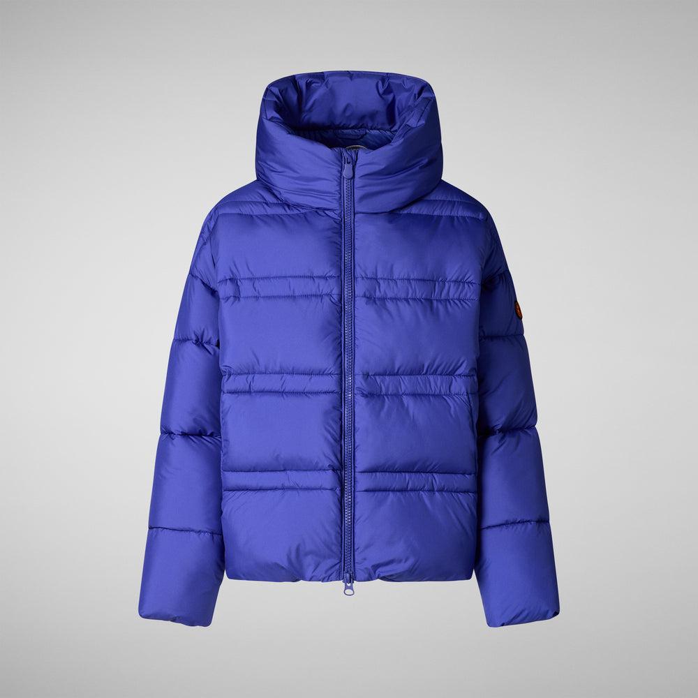 Save the duck PIUMINO ANIMAL FREE CON CAPPUCCIO DONNA KERI BLU GENZIANA Offerta