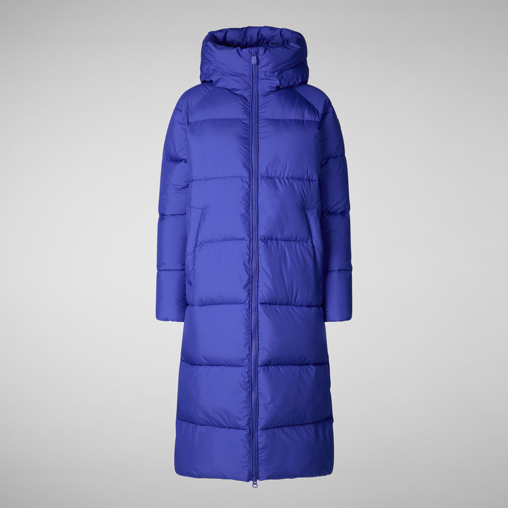 Save the duck PIUMINO ANIMAL FREE CON CAPPUCCIO DONNA JANIS BLU GENZIANA Economico
