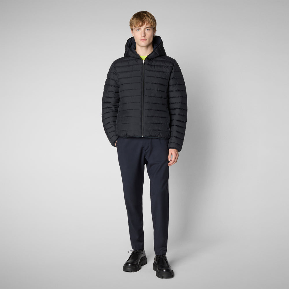 Save the duck MAN'S ANIMAL FREE PUFFER EZRA BLU NERO Offerte