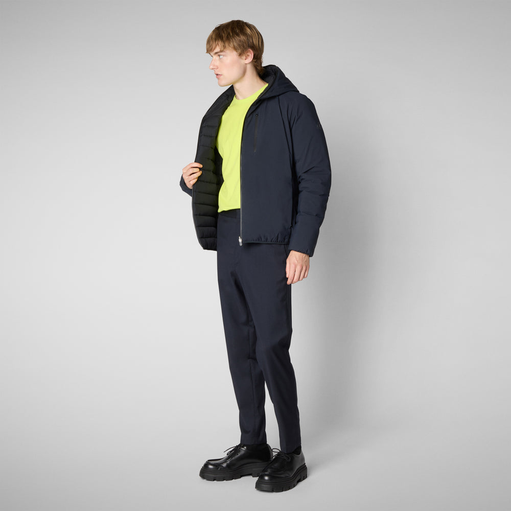 Save the duck MAN'S ANIMAL FREE PUFFER EZRA BLU NERO Offerte