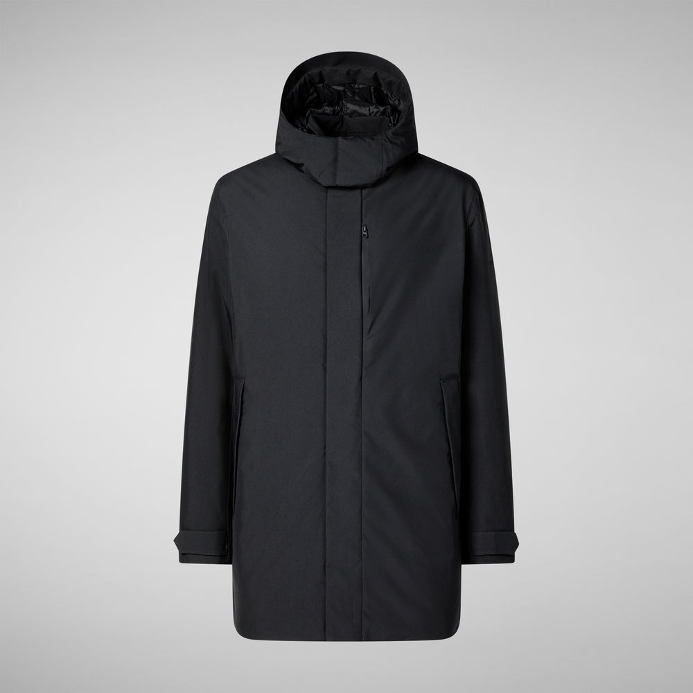 Save the duck CAPPOTTO UOMO NESTOR BLU NERO Flash Sale
