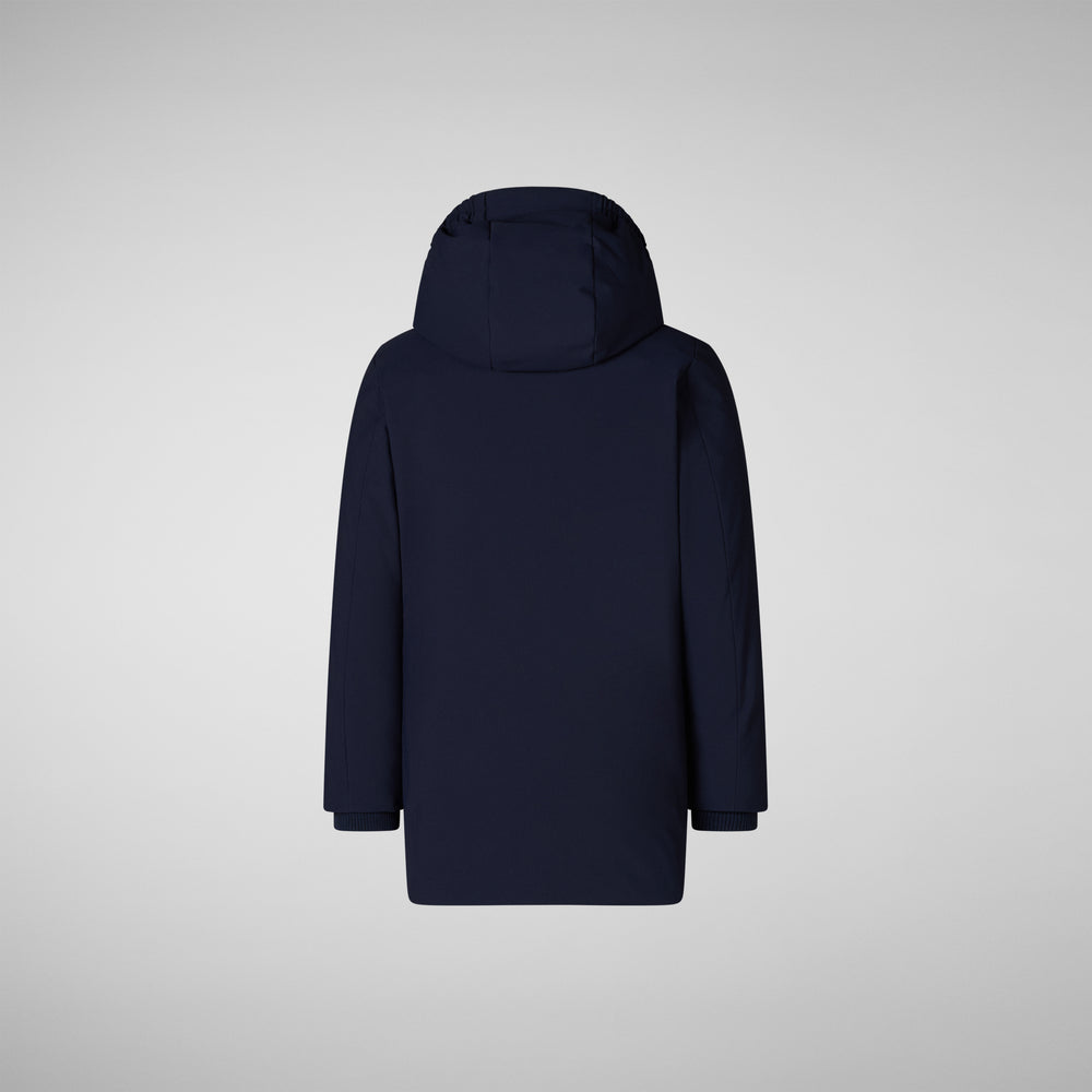 Save the duck PARKA CON CAPPUCCIO BAMBINA ALLY BLU NAVY Moda