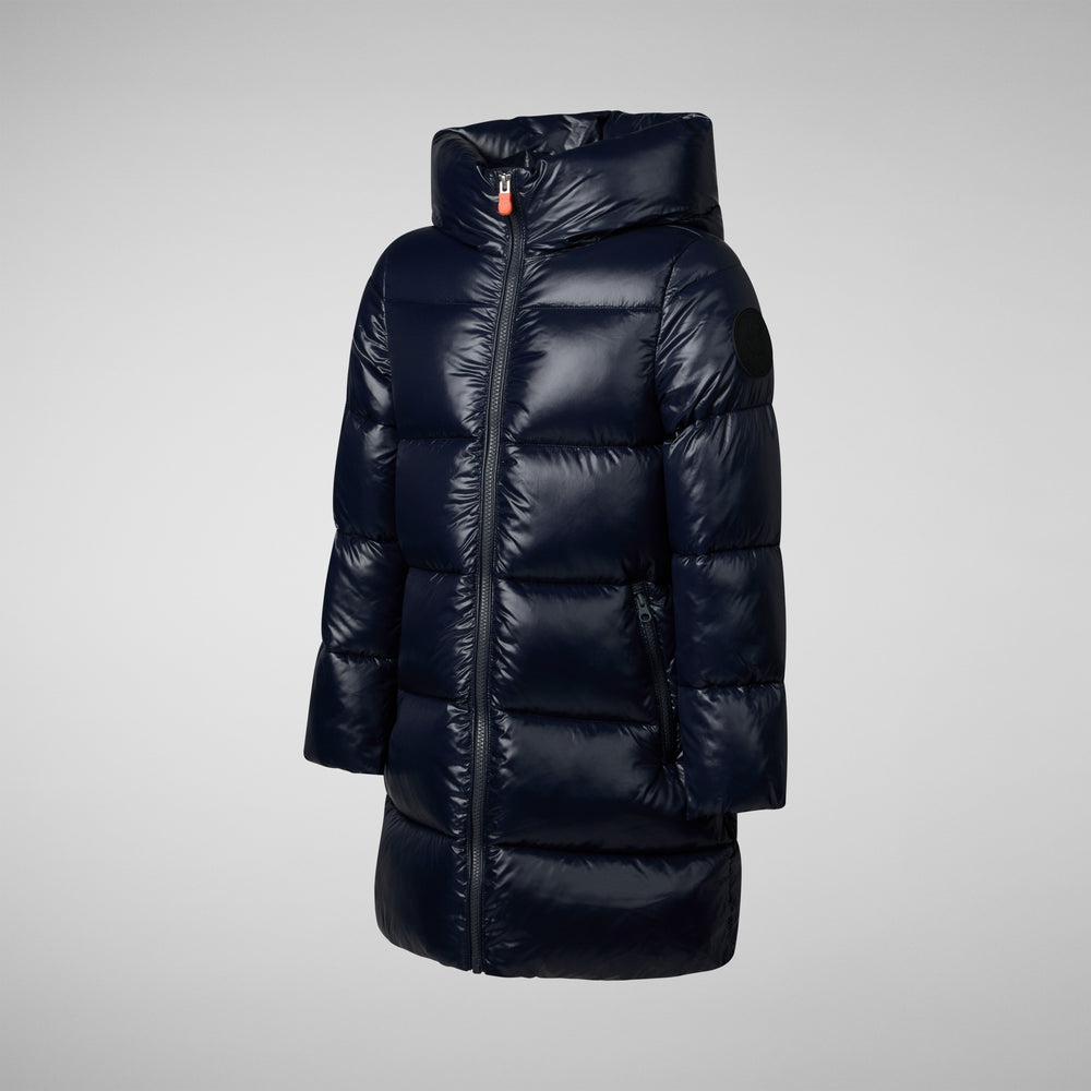 Save the duck PIUMINO ANIMAL FREE BAMBINA MILLIE BLU NERO Italia