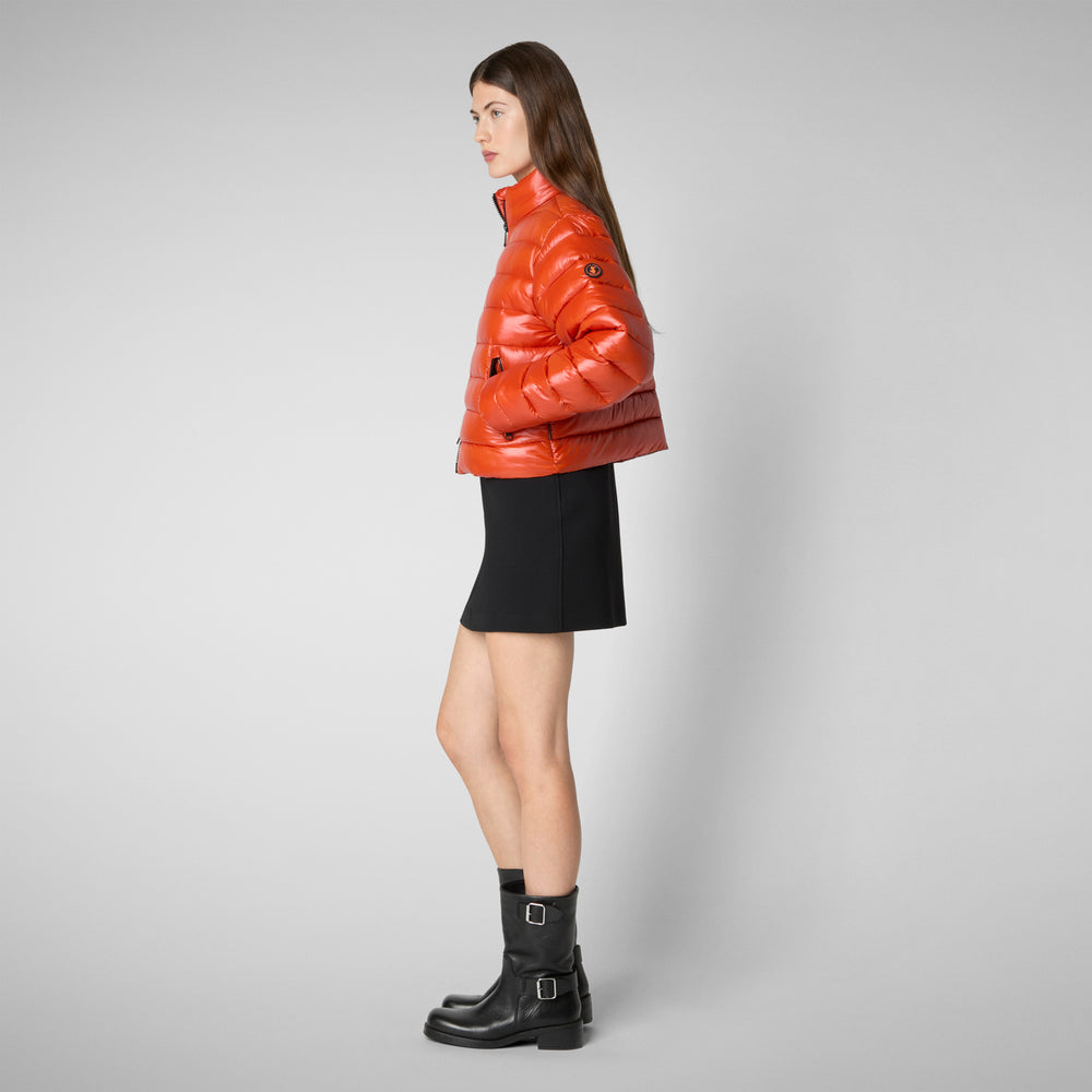 Save the duck PIUMINO ANIMAL FREE DONNA MYRA ARANCIONE Promozione