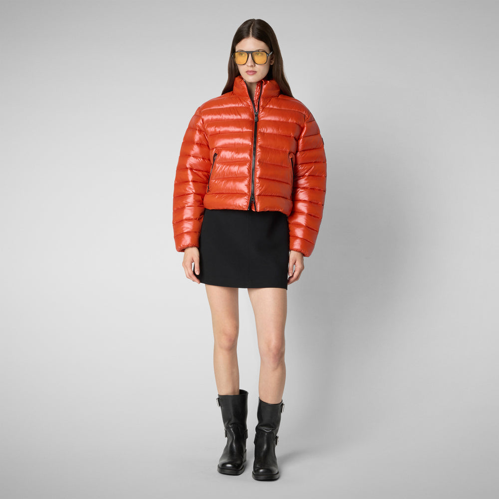Save the duck PIUMINO ANIMAL FREE DONNA MYRA ARANCIONE Promozione