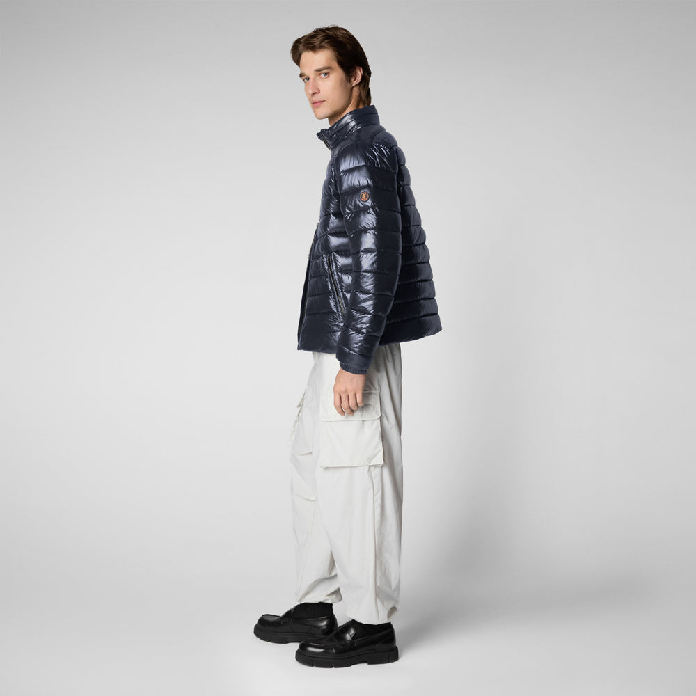 Save the duck GIACCA UOMO HOLDEN IN BLU NERO Prezzo Ridotto